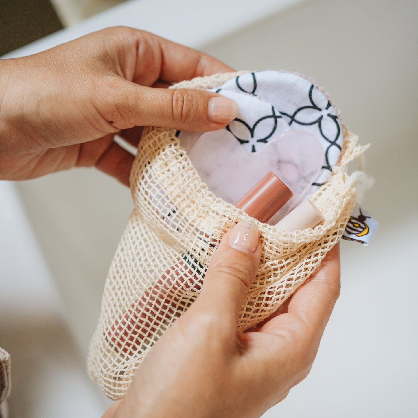 Set of 6 Reusable Organic Cotton Rounds