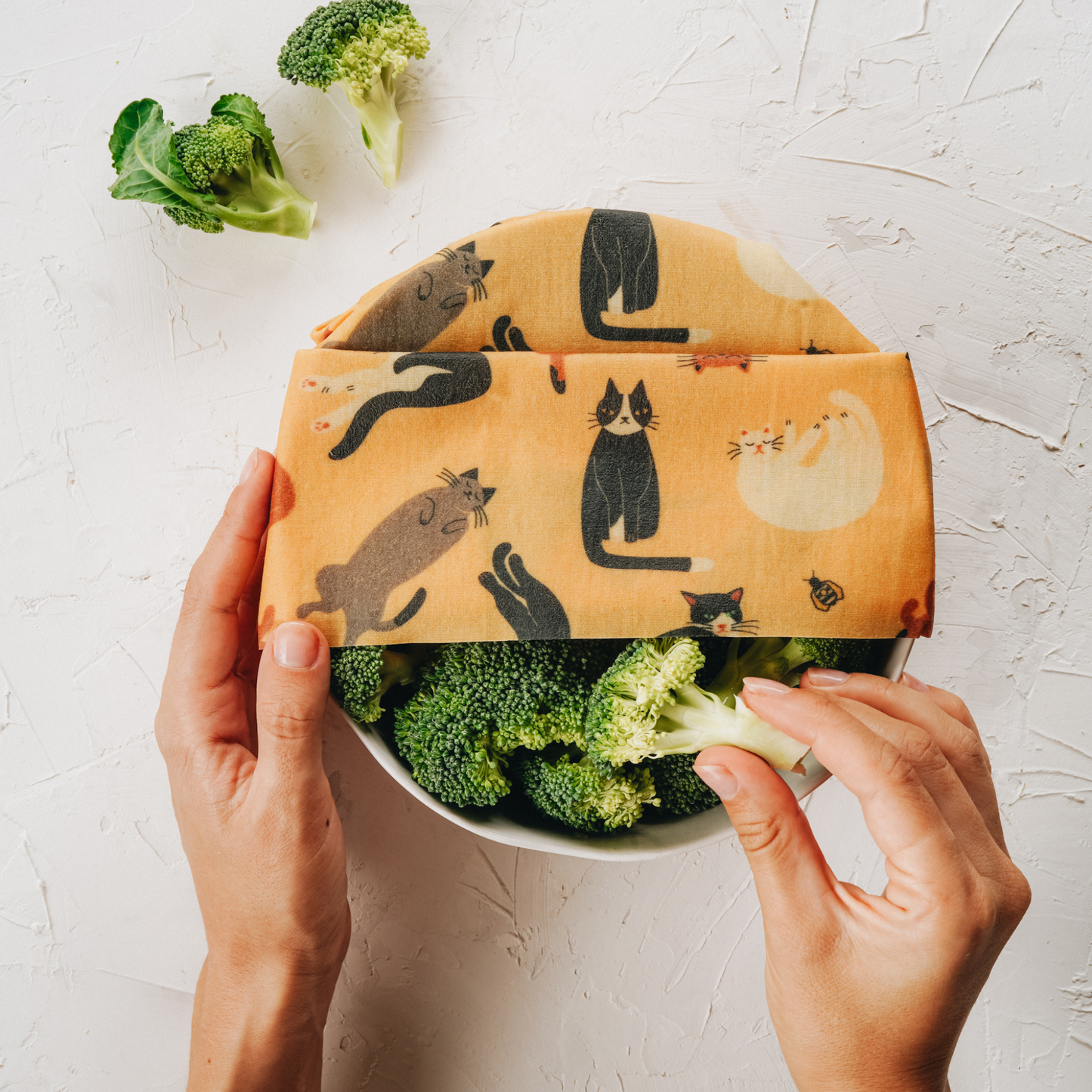 Beeswax Wraps Set of 5 sizes - Mixed Designs