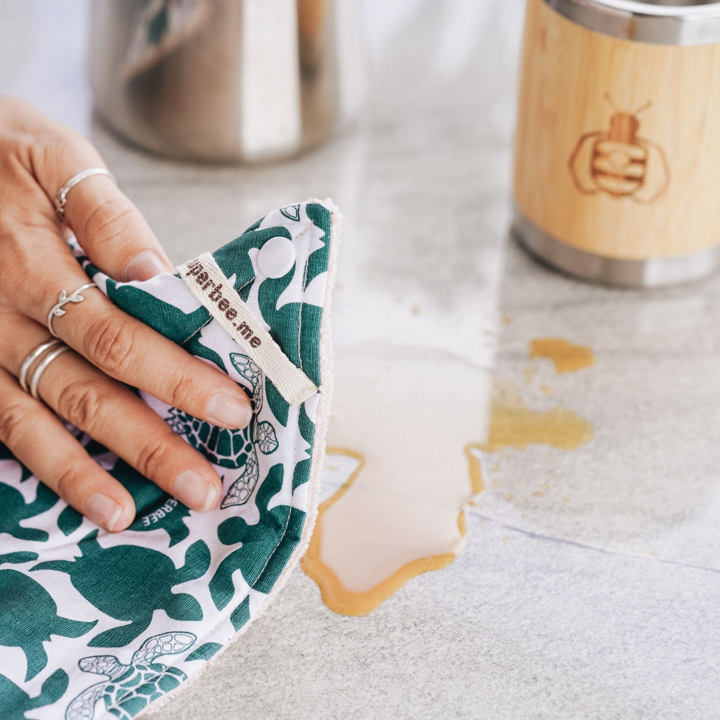 Eco Kitchen Roll – Reusable Paper Towels 6 pieces (10" x 10")