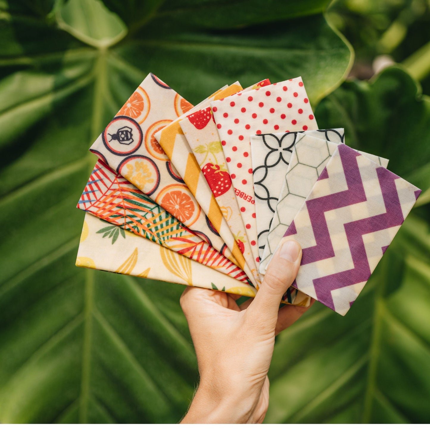Beeswax Wraps “Ugly Wraps” Set of 9 Wraps - Mixed designs