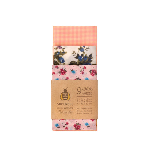 Beeswax Wraps “Ugly Wraps” Set of 9 Wraps - Mixed designs