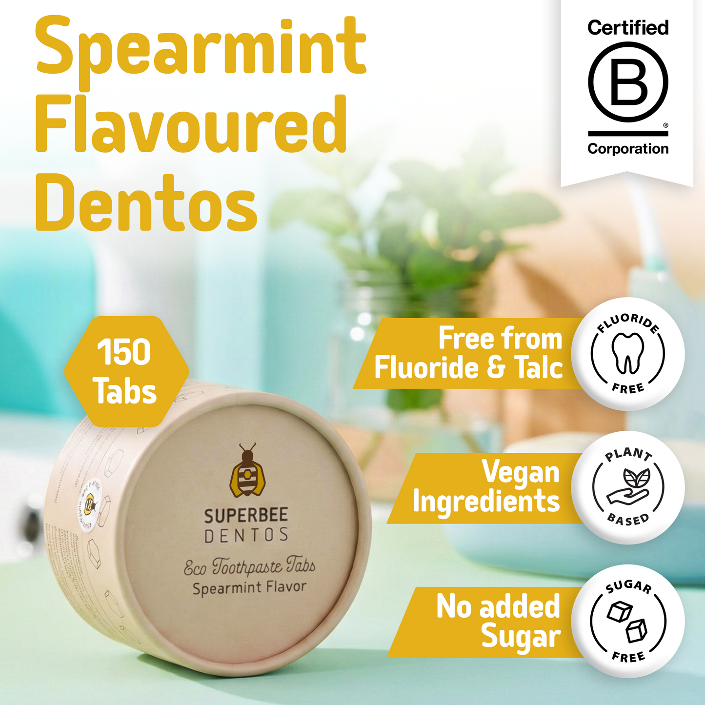 Dentos – Eco Toothpaste 150 Tabs