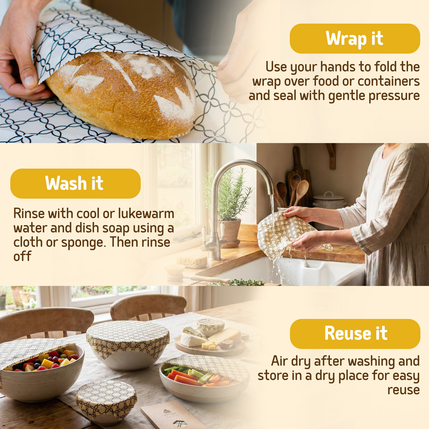 Breadwrap XXL - Meadows 16" x 20"