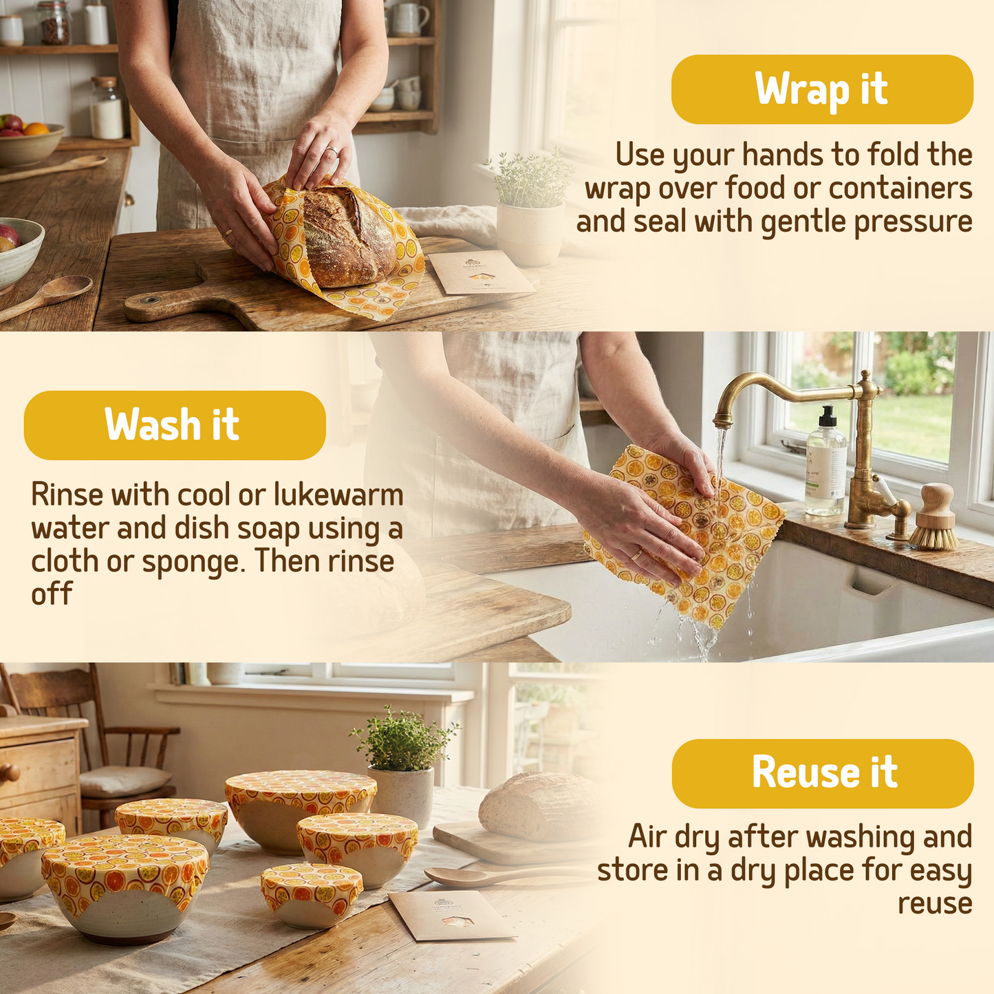 Breadwrap XXL - Passion Som 16" x 20"