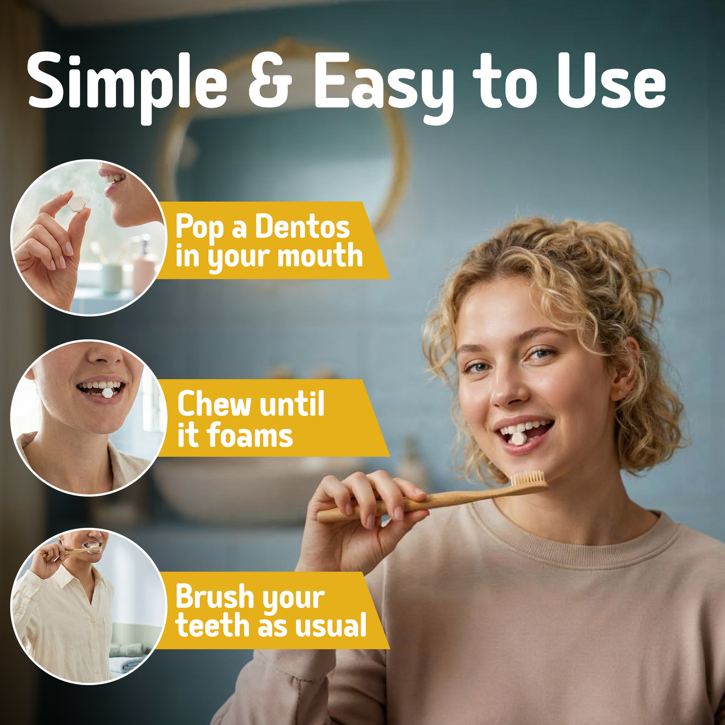 Dentos – Eco Toothpaste 100 Tabs