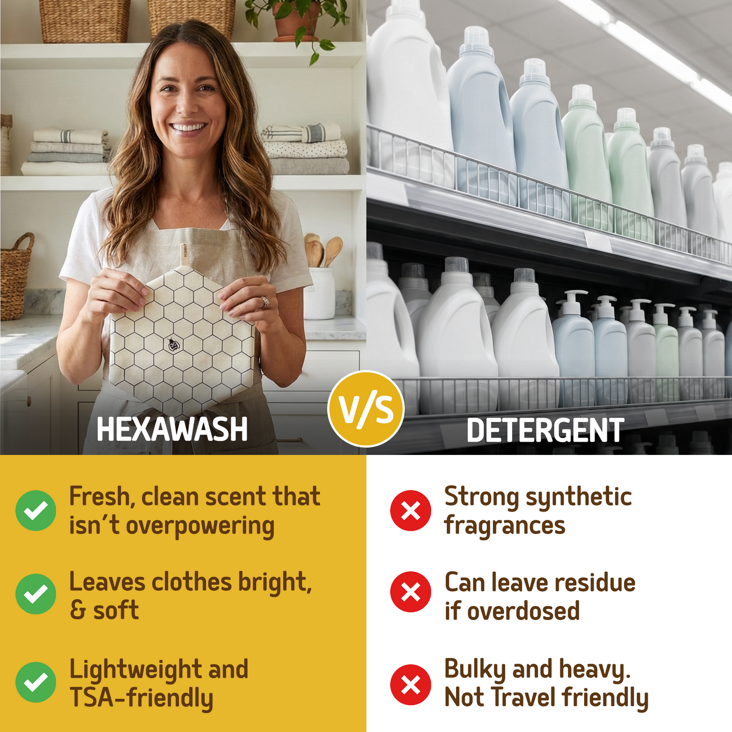 Hexawash – Organic Laundry Detergent Substitute over 300 loads - Hexagonia