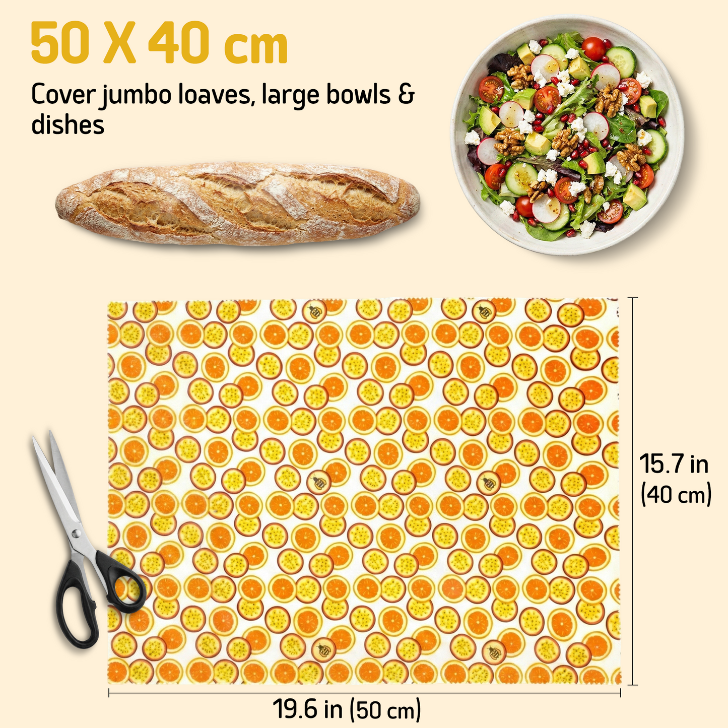 Breadwrap XXL - Passion Som 16" x 20"