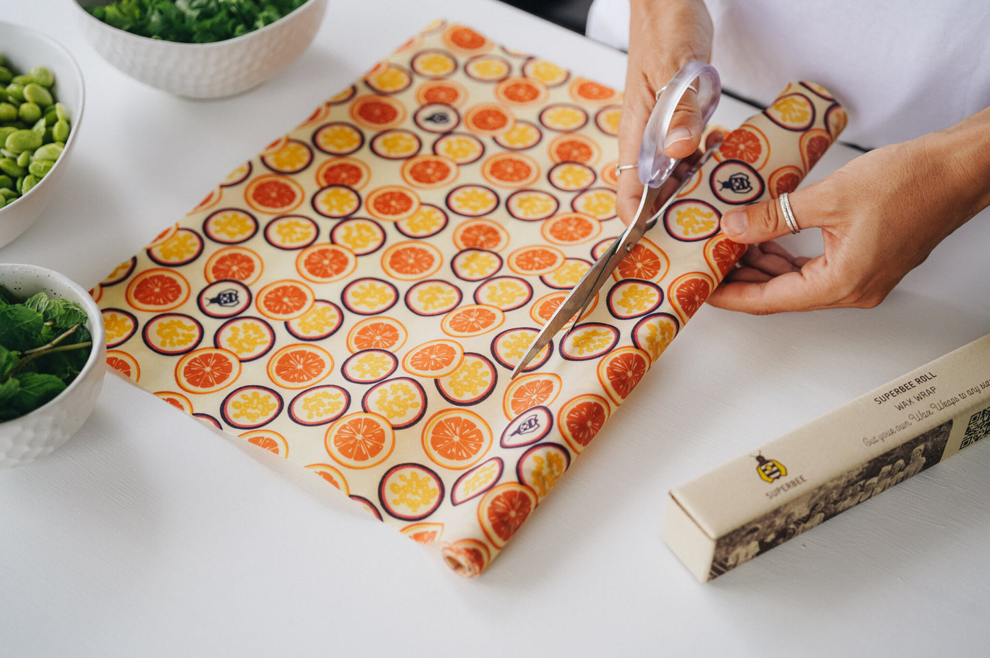Beeswax Wrap Roll - Passion Som  35" x 13"