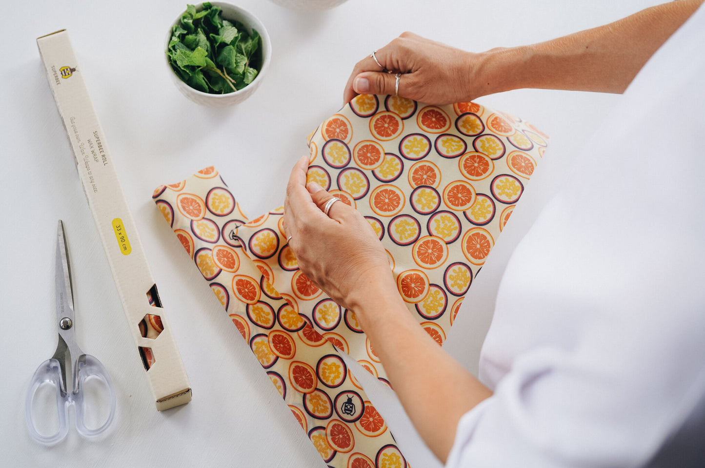 Beeswax Wrap Roll - Passion Som  35" x 13"