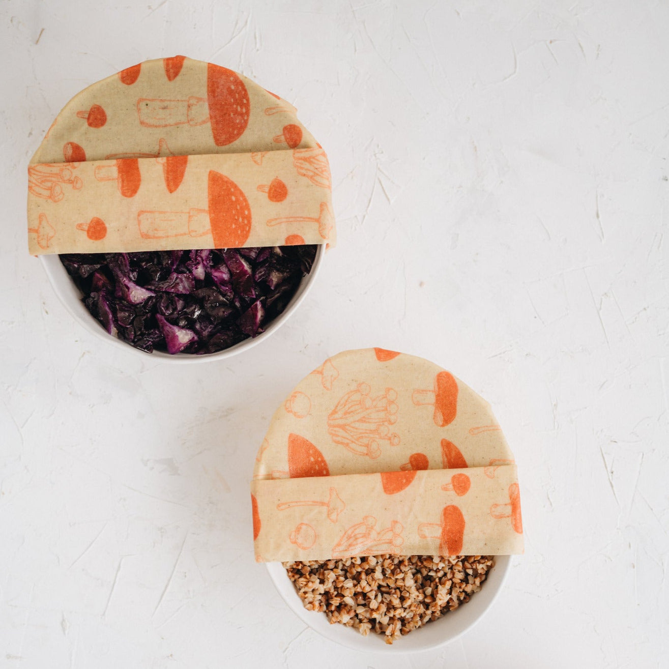 Beeswax Wrap Roll - Mushroom 35" x 13"