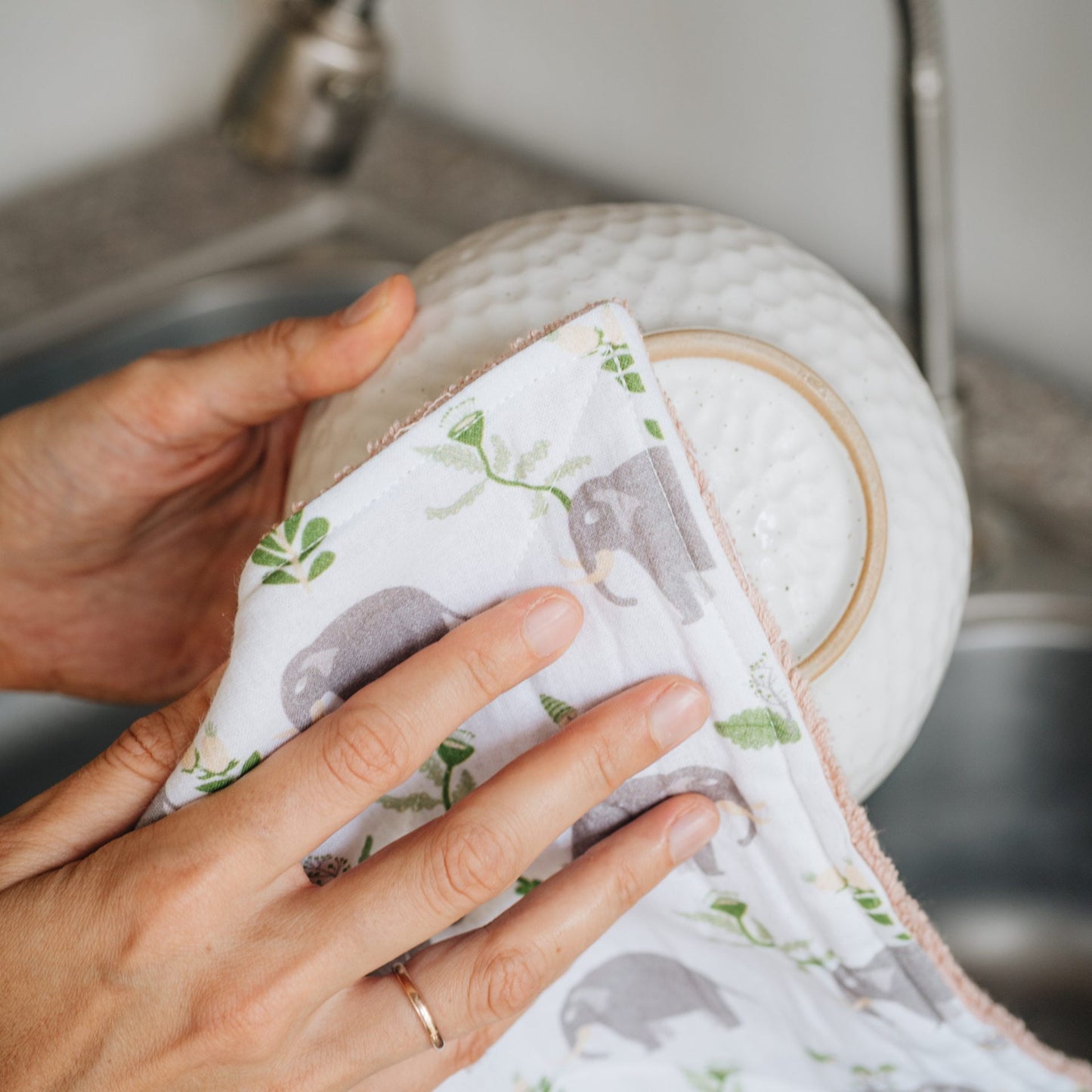 Eco Kitchen Roll – Reusable Paper Towels 6 pieces (10" x 10")