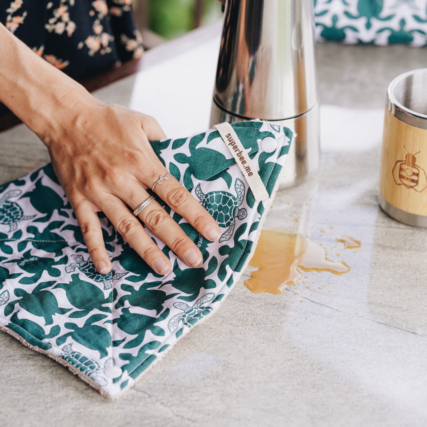 Eco Kitchen Roll – Reusable Paper Towels 6 pieces (10" x 10")