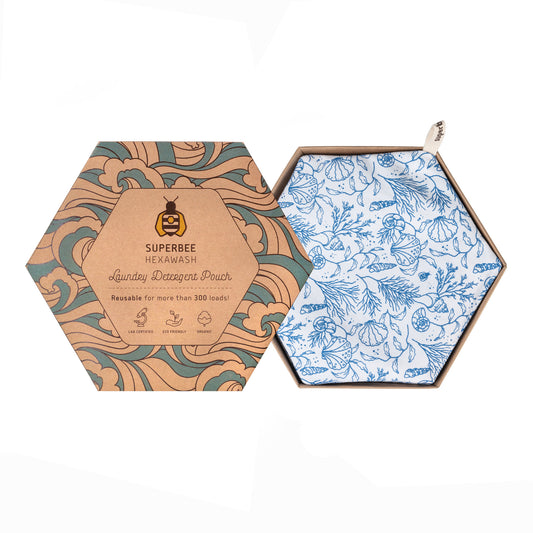 Hexawash – Organic Laundry Detergent Substitute over 300 loads - Sea Floor