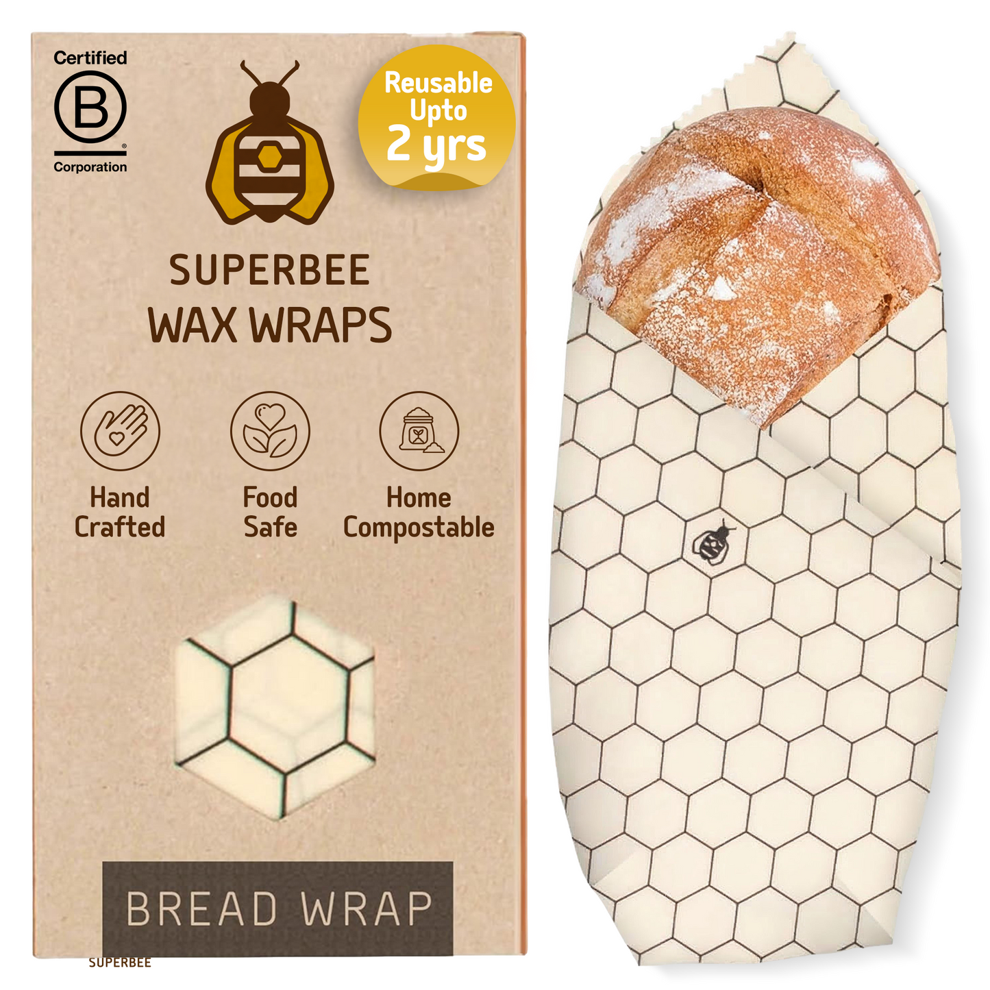 Breadwrap XXL - Hexagonia 16" x 20"