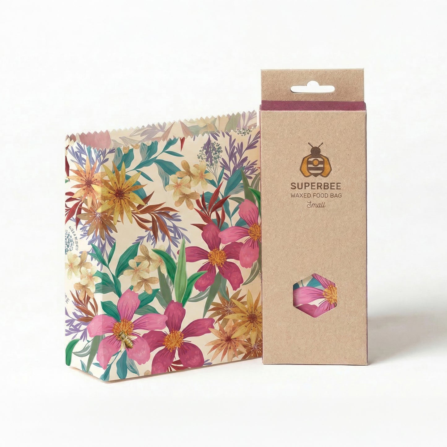 Small Beeswax Bread Bag  7" x 7" x 2"
