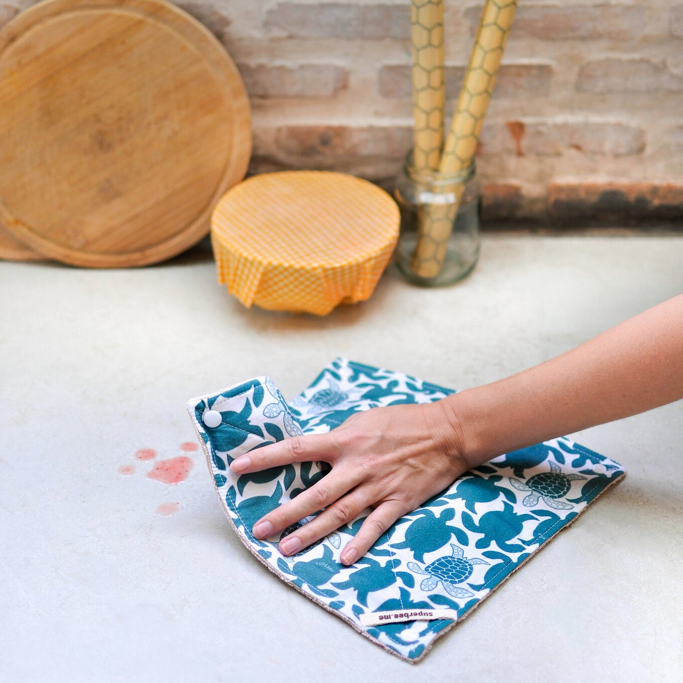 Eco Kitchen Roll – Reusable Paper Towels 6 pieces (10" x 10")