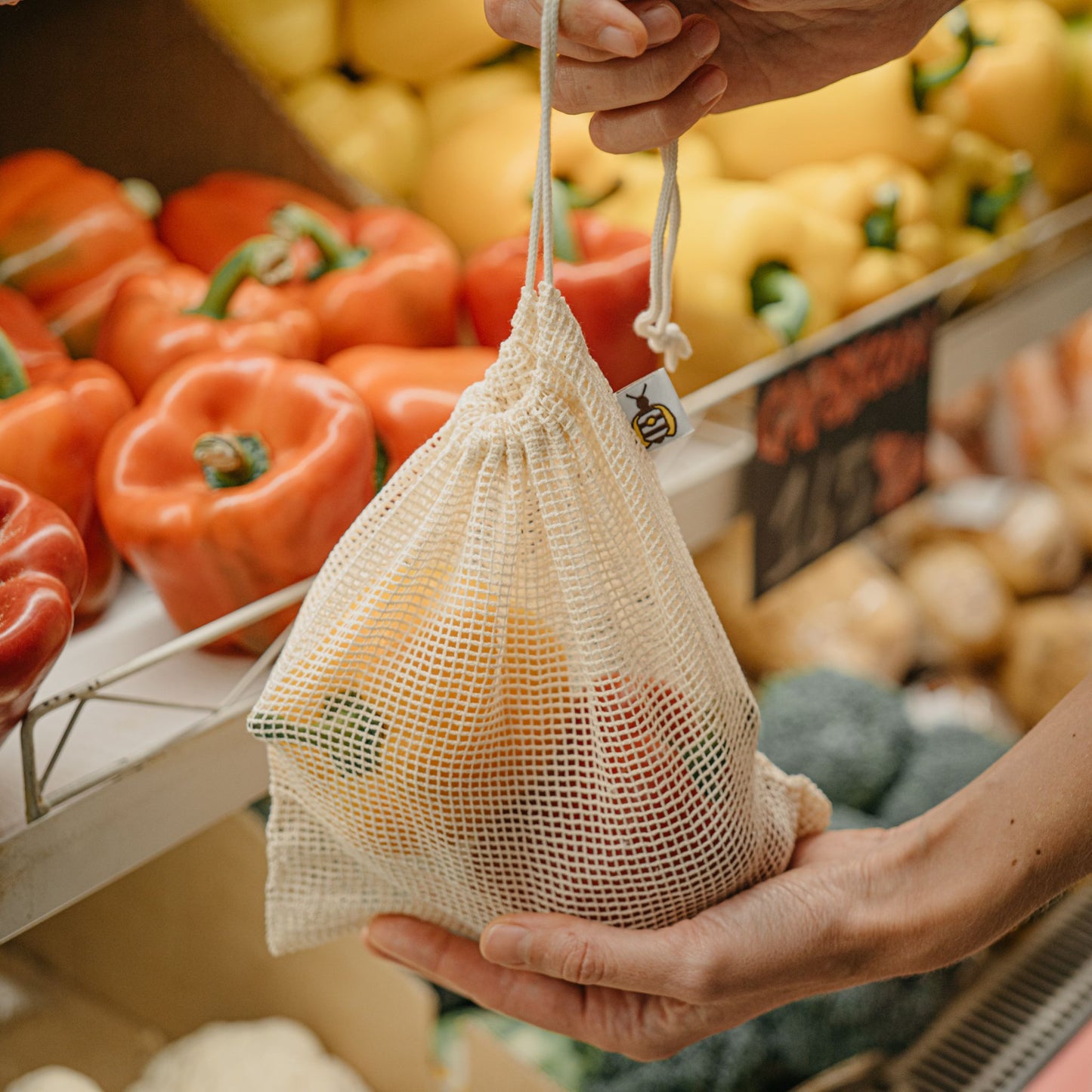 Five Mesh Produce Bags