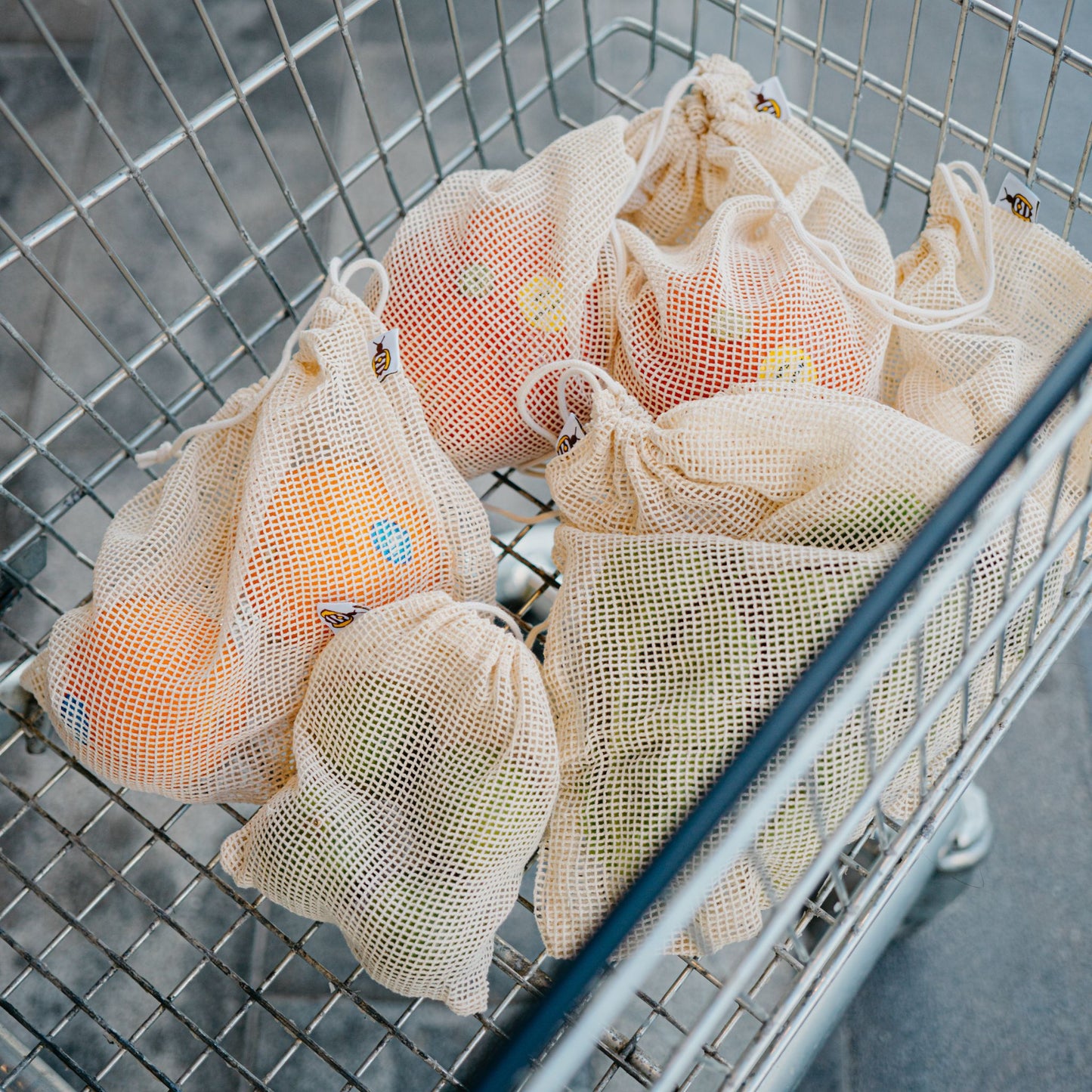 Five Mesh Produce Bags